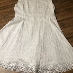 White Dress Fit and Flare